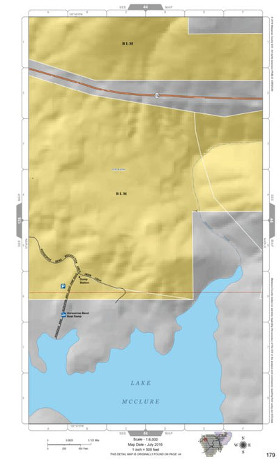 Mariposa Road Atlas Grid Page #179