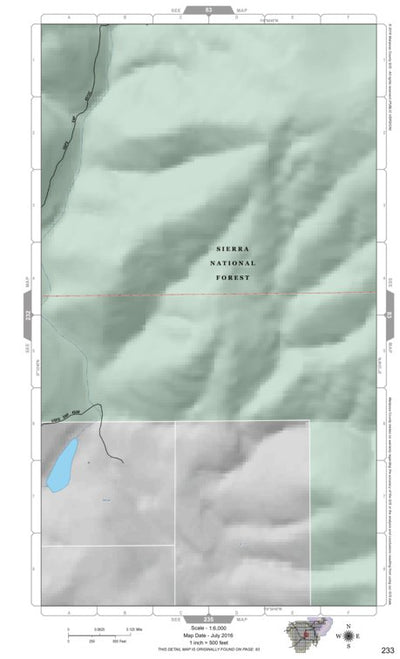 Mariposa Road Atlas Grid Page #233