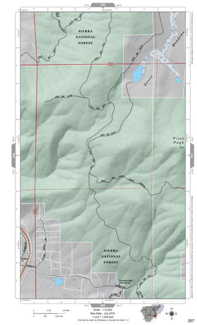 Mariposa Road Atlas Grid Page #267