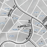 Mariposa Road Atlas Grid Page #188