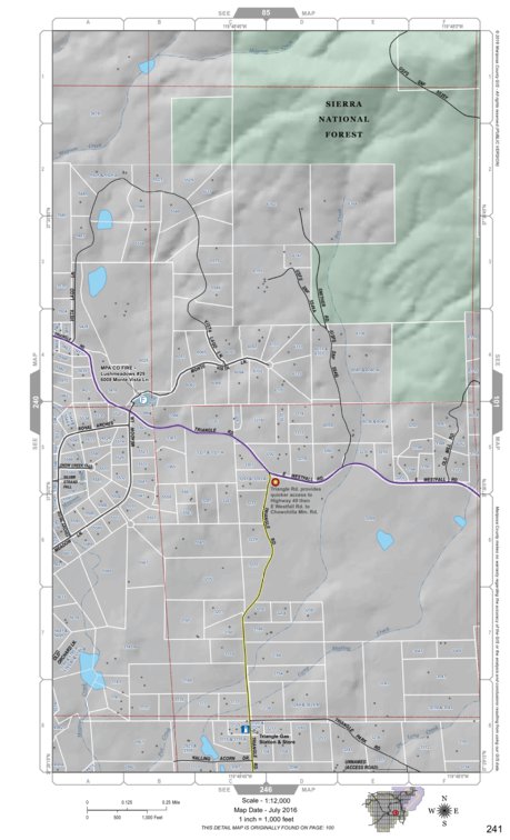 Mariposa Road Atlas Grid Page #241