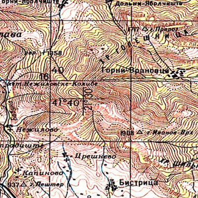 Soviet Genshtab - k34-22 - The former Yugoslav Republic of Macedonia