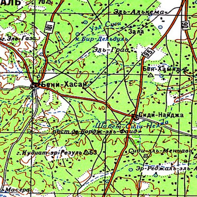 Soviet Genshtab - i32-05 - Tunisia