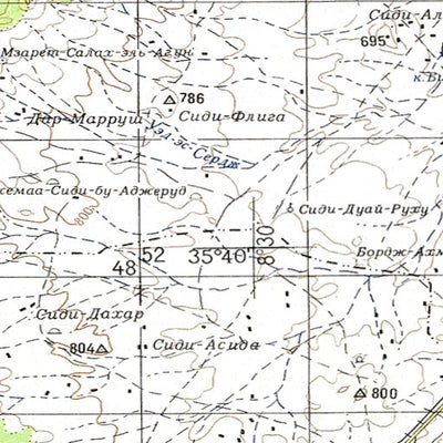 Soviet Genshtab - i32-03 - Tunisia