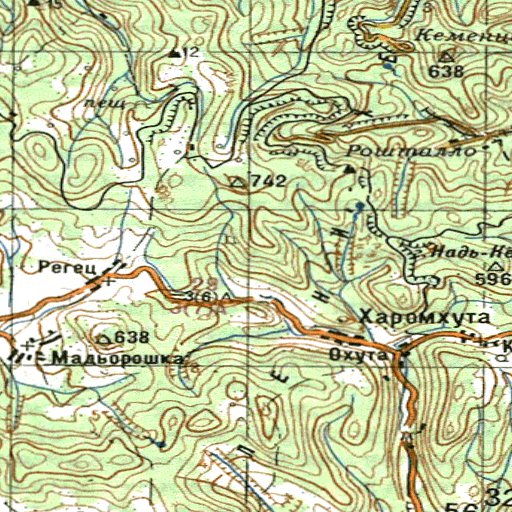 Soviet Genshtab - m34-34 - Slovakia Map by Avenza Systems Inc. | Avenza ...