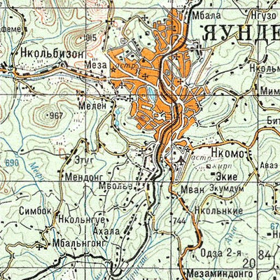 Soviet Genshtab - a32-06 - Cameroon