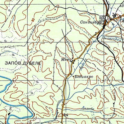 Soviet Genshtab - b30-14 - Cote d'Ivoire