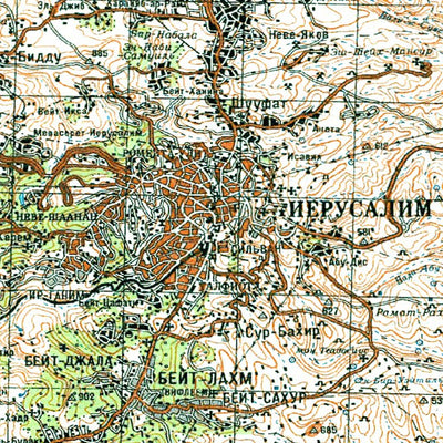 Soviet Genshtab - h36-06 - Palestine
