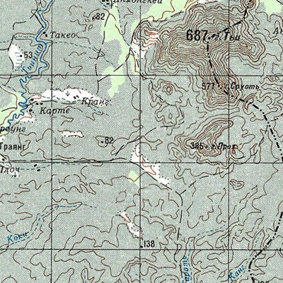Soviet Genshtab - d48-28 - Cambodia