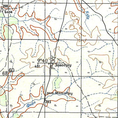 Soviet Genshtab - c29-23 - Cote d'Ivoire