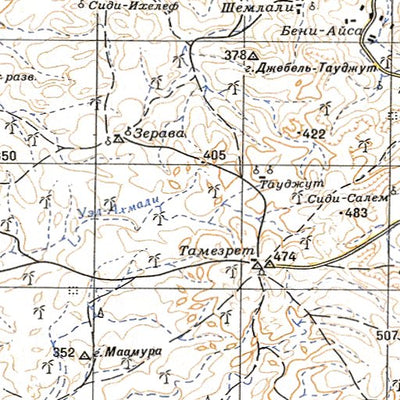 Soviet Genshtab - i32-22 - Tunisia