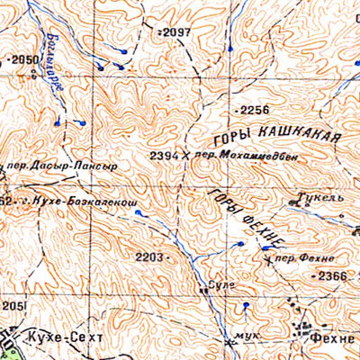 Soviet Genshtab - j40-29 - Iran (Islamic Republic of)