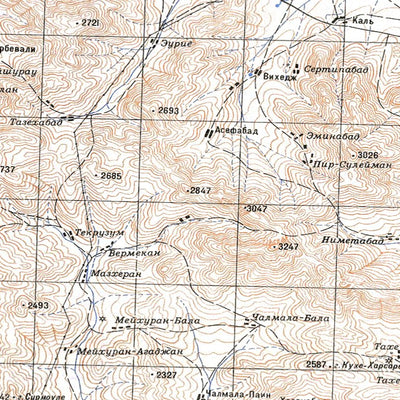 Soviet Genshtab - i38-12 - Iran (Islamic Republic of)