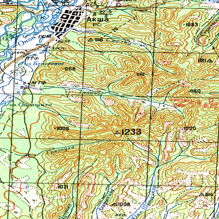 Map M49 Soviet Genshtab - m49-18 - Russia Map by Avenza Systems Inc. | Avenza Maps