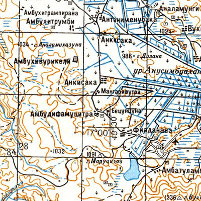 Soviet Genshtab - xe39-07 - Madagascar