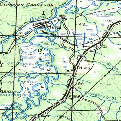 Soviet Genshtab - m54-05 - Russia
