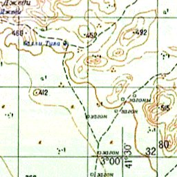 Soviet Genshtab - a37-12 - Somalia