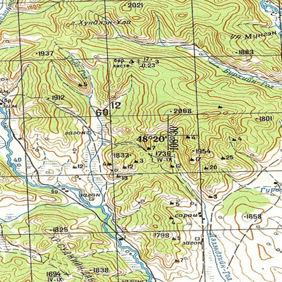 Soviet Genshtab - m49-31 - Mongolia