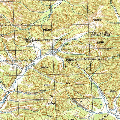Soviet Genshtab - m49-31 - Mongolia