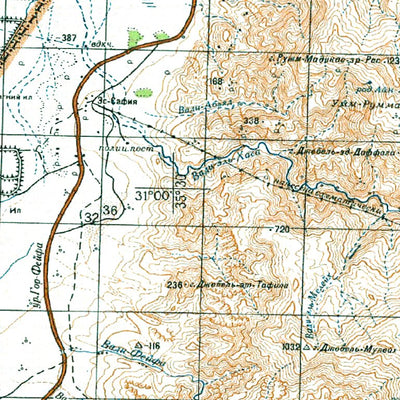 Soviet Genshtab - h36-12 - Palestine