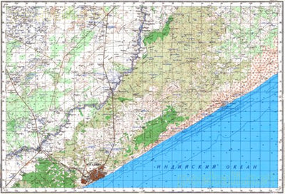 Soviet Genshtab - a38-16 - Somalia