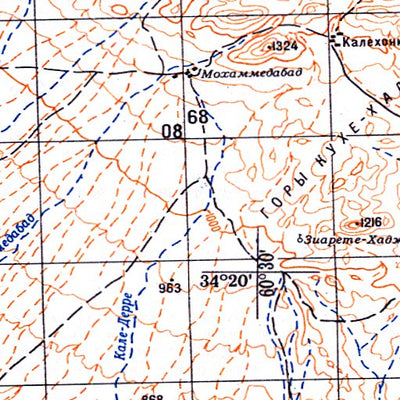 Soviet Genshtab - i41-13 - Iran (Islamic Republic of)