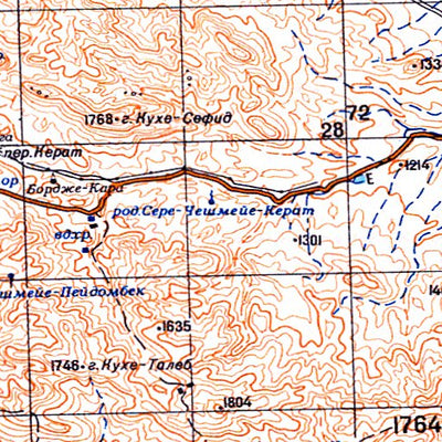 Soviet Genshtab - i41-13 - Iran (Islamic Republic of)