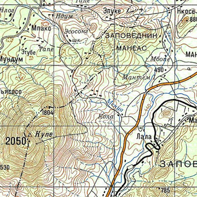 Soviet Genshtab - b32-28 - Cameroon