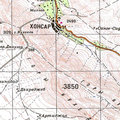 Soviet Genshtab - i39-27 - Iran (Islamic Republic of)