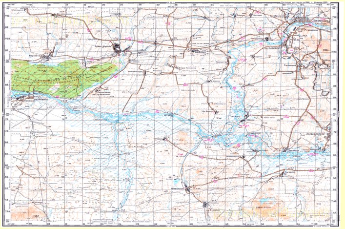 Soviet Genshtab - m44-16 - Kazakhstan Map by Avenza Systems Inc ...
