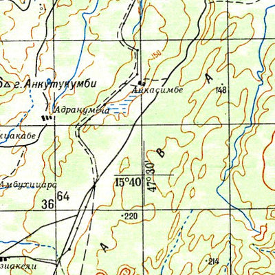 Soviet Genshtab - xd38-36 - Madagascar