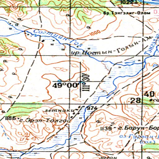 Map M49 Soviet Genshtab - m49-28 - Russia Map by Avenza Systems Inc. | Avenza Maps