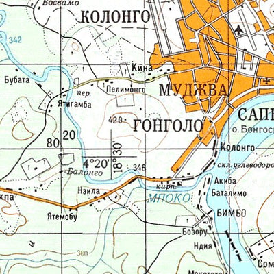 Soviet Genshtab - b34-31 - Central African Republic