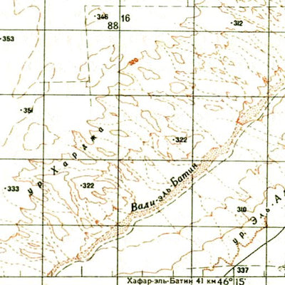 Soviet Genshtab - h38-29 - Saudi Arabia