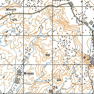 Soviet Genshtab - xc37-28 - United Republic of Tanzania