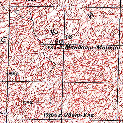 Soviet Genshtab - l46-05 - Mongolia