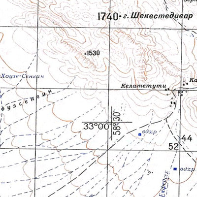 Soviet Genshtab - i40-29 - Iran (Islamic Republic of)