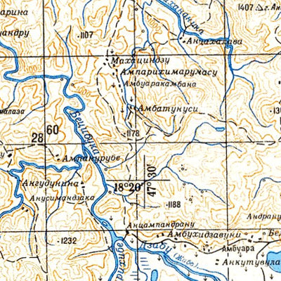 Soviet Genshtab - xe38-24 - Madagascar