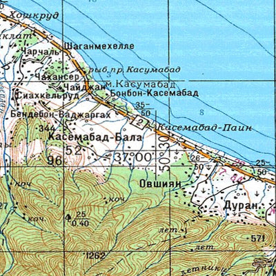 Soviet Genshtab - j39-27 - Iran (Islamic Republic of)