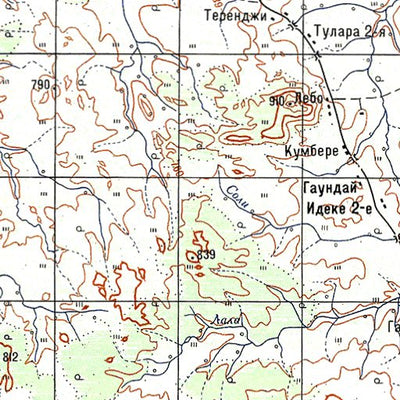 Soviet Genshtab - b33-11 - Central African Republic