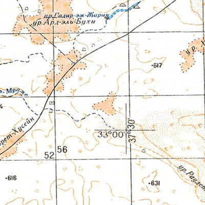 Soviet Genshtab - i37-26 - Syrian Arab Republic