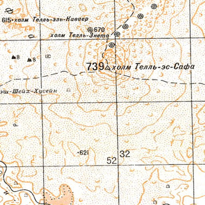 Soviet Genshtab - i37-26 - Syrian Arab Republic