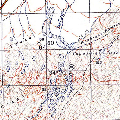 Soviet Genshtab - i32-14 - Tunisia