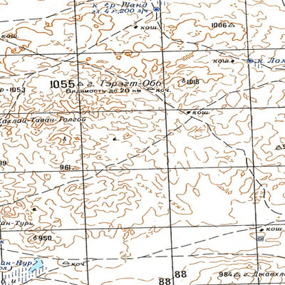Soviet Genshtab - l50-07 - Mongolia