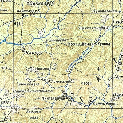 Soviet Genshtab - e44-22 - India