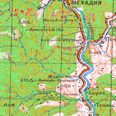 Soviet Genshtab - l34-29 - Serbia