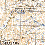 Soviet Genshtab - xg36-20 - Swaziland