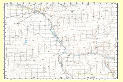 Soviet Genshtab - m41-30 - Kazakhstan