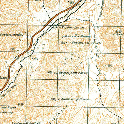 Soviet Genshtab - h36-24 - Saudi Arabia