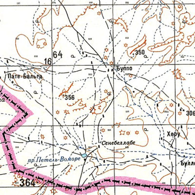 Soviet Genshtab - d31-19 - Burkina Faso